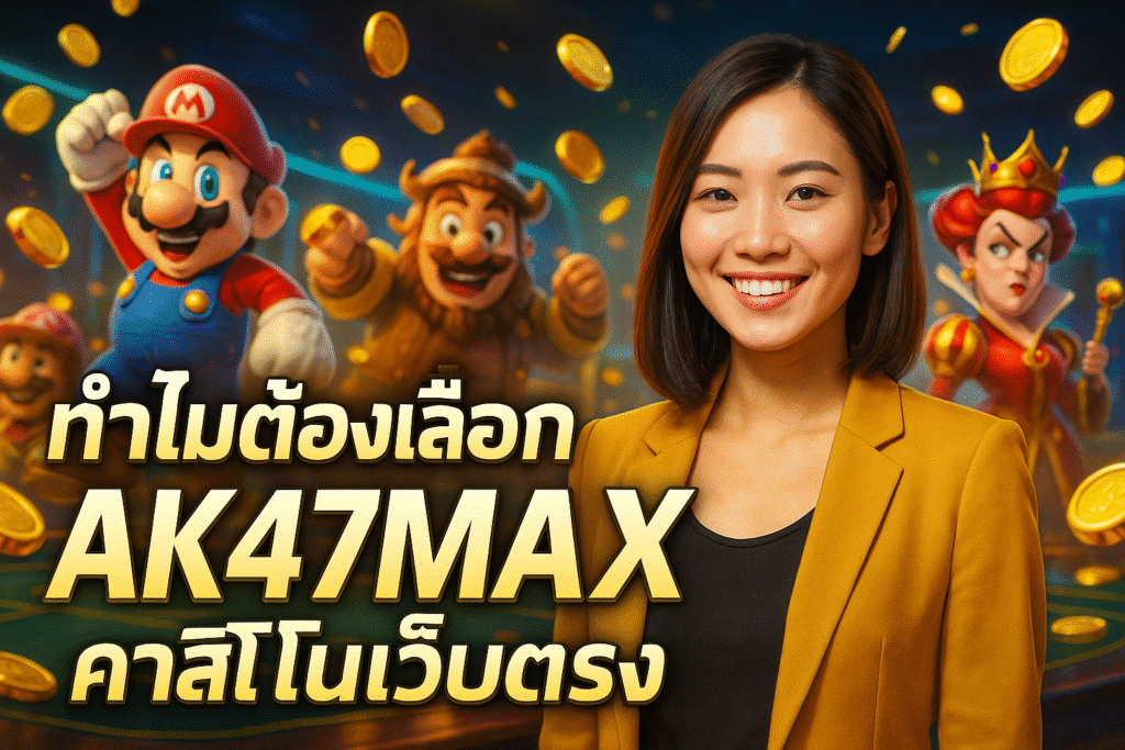 ทำไมต้องเลือก AK47MAX คาสิโนเว็บตรง