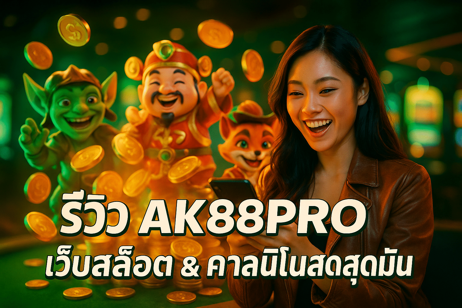 รีวิว AK88PRO เว็บสล็อต & คาสิโนสดสุดมัน
