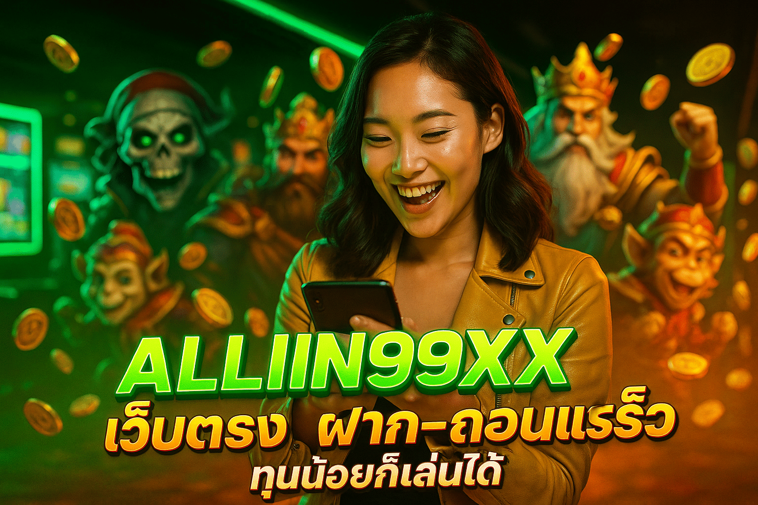 ALLIN99XX เว็บตรง ฝาก-ถอนเร็ว ทุนน้อยก็เล่นได้