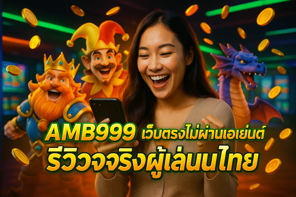 AMB999 เว็บตรงไม่ผ่านเอเย่นต์ รีวิวจริงผู้เล่นไทย