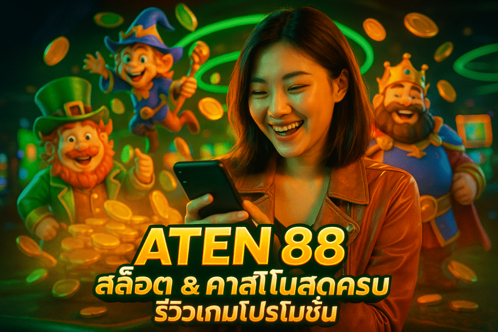 ATEN88 สล็อต & คาสิโนสดครบ รีวิวเกมโปรโมชั่น